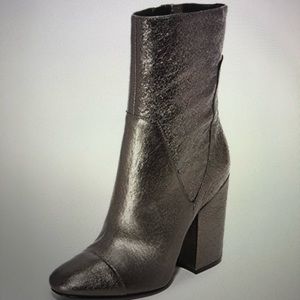 Kendall + Kylie Metallic Leather Booties